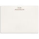 Serif Name Flat Note Cards - Letterpress Image 3 of 4
